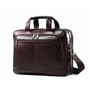 Samsonite Colombian Leather Toploader ( Brown , One Size ) Brown One Size U1